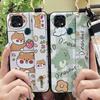 Anti-dust Wrist Strap Phone Case For ZTE Blade V2020 Vita/Blade20 Smart/10 Smart Kickstand Phone Holder Anti-knock Cute