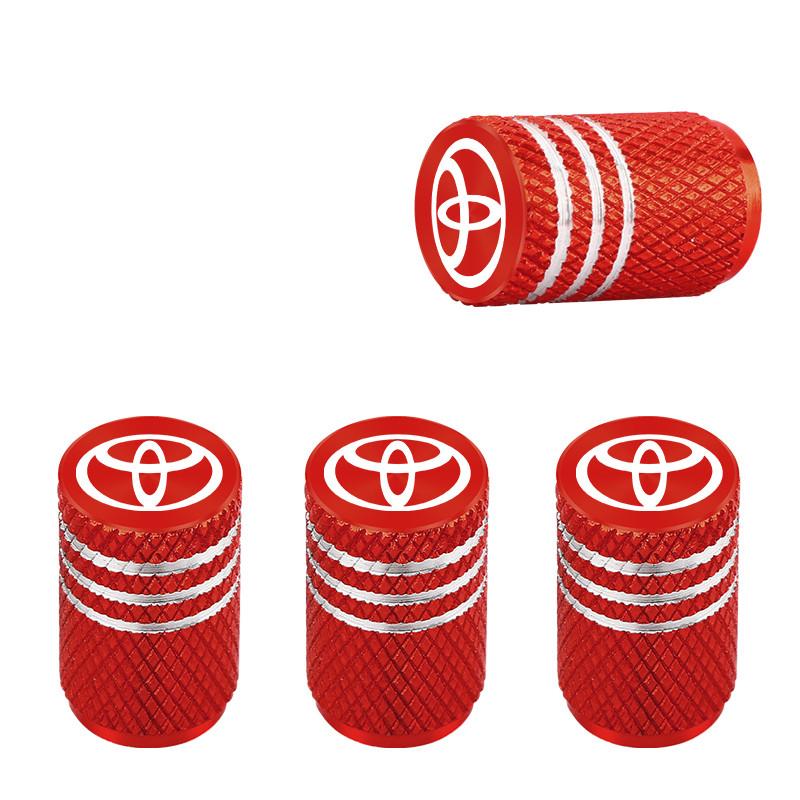 keychain For Toyota Hilux Crown TRD Car Wheel Tire Valve Caps Camry Supra Corolla Yaris Prado Prius Air Stem Covers Auto Acc