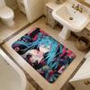 Popular H-Hatsune Singer M-Miku Cute Room Mats Retro Multiple Choice Living Room Kitchen Rug Non-Slip Welcome Rug