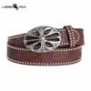 Classic Embossed Color Changing Western Cowboy Belt Buckle Belt Edge Smooth Buckle Personality Belt