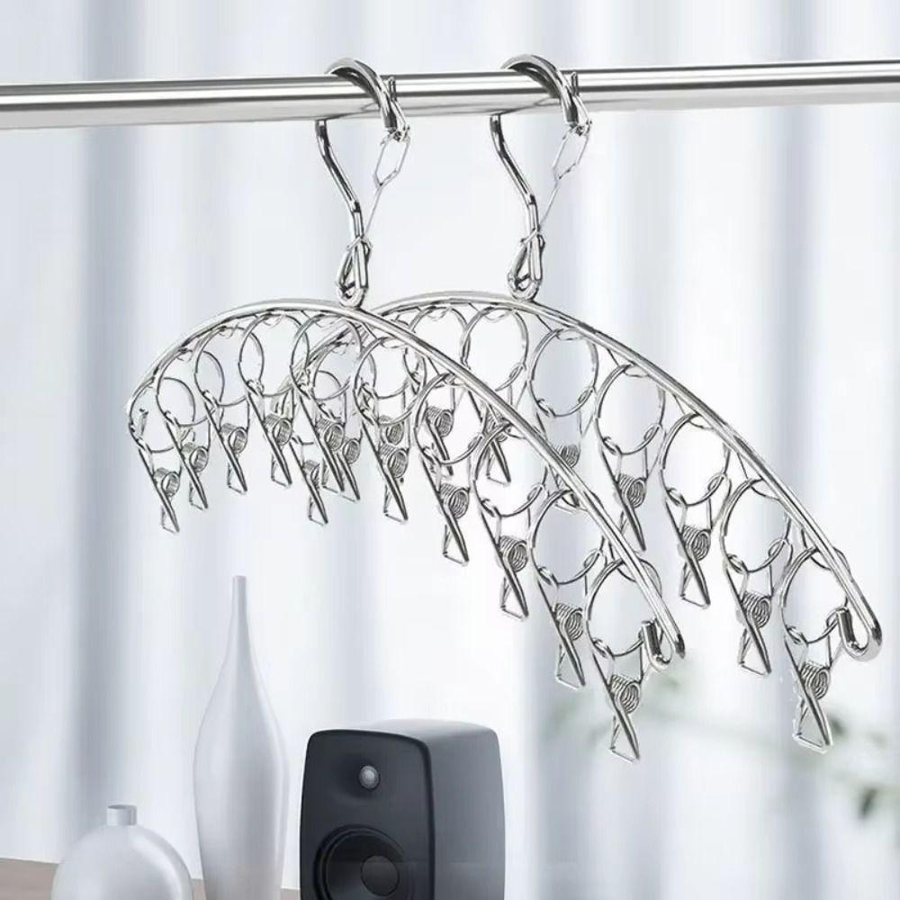 No Deformation Windproof Drying Rack Strong Support Clothes Drying Hanger  Home Drying