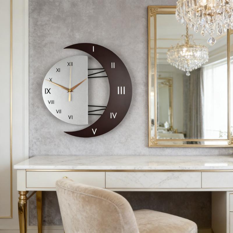 Modern Creative Decorative Wall Clock Living Room Mute Digital Clock Simple And Stylish Household Wall Clock Home Decor Items
