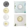Religious Non Ticking Wall Clock, Art Hanging Clocks, Nursery Ramadan Mosque Decoration 30x30cm
