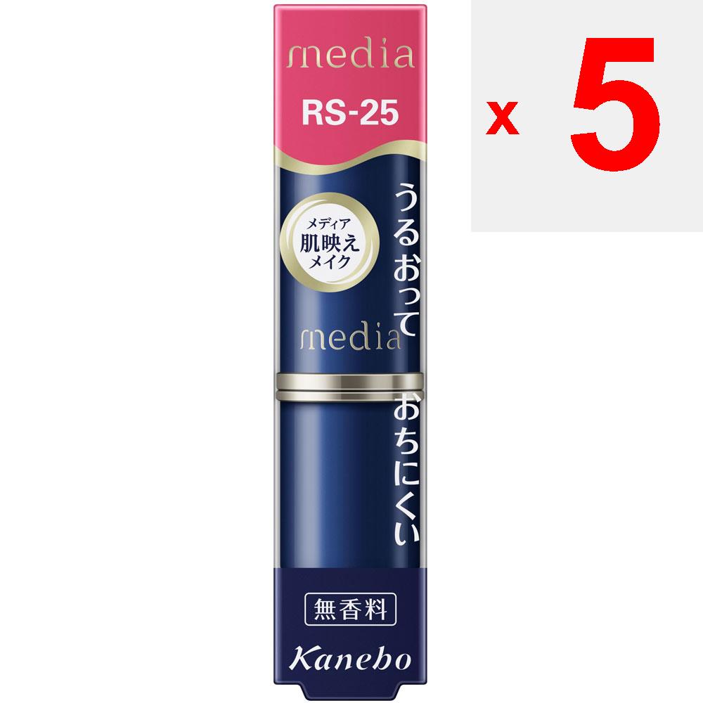 Kanebo Media Creamy Lasting Lip A Rose Pink RS25 Mouth Makeup Please Use the Lipstick by Rolling It Out About 1.5cm. Mouth Makeup