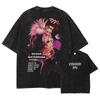 Anime Jujutsu Kaisen Tshirt Vintage Washed Hiromi Higuruma T Shirts Oversized Choso Short Sleeve Retro Mahito Tops Tees Unisex