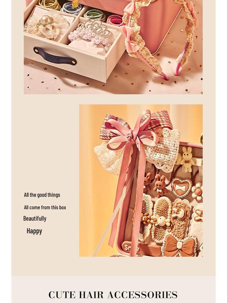 Deluxe Princess Hair Accessories & Jewelry Gift Set for Girls - Perfect for Birthdays and Children's Day