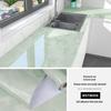 Waterproof, Oil-Proof Marble Self-Adhesive Wallpaper for Bathroom, Kitchen, Living Room, and Toilet Renovation.