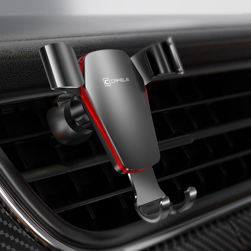 CAFELE Gravity Car Phone Holder High Quality Air Vent Car Mount Universal Alloy Phone Support Car Stand Phone Accessories New