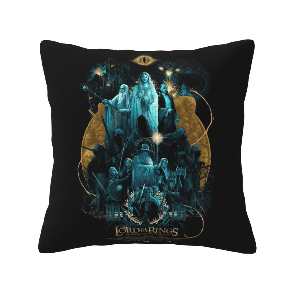The L-Lord Of The Rings Magic Movie Square Pillowcase Pillow Cover Cushion Zip Decorative Comfort Throw Pillow for Home Sofa