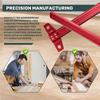 A74E-Precision Marking T-Rule Carpenter's Drawing Ruler Woodworking Marking Ruler Standard Aluminum Alloy Ruler