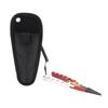 Multifunctional Aluminum Alloy Lure Pliers Fishing Tool with Non-Slip Grip Deep Throat Hook Removal for Anglers Red Silver