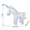 Inflatable Unicorn Water Spray Toy – Outdoor Lawn Water Play Rainbow Arch Sprinkler