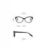 Classic Anti-Blue Light Computer Eye Glasses Frames Men Women Vintage Square Plastic Cat Eye Glasses Frame Eyewear