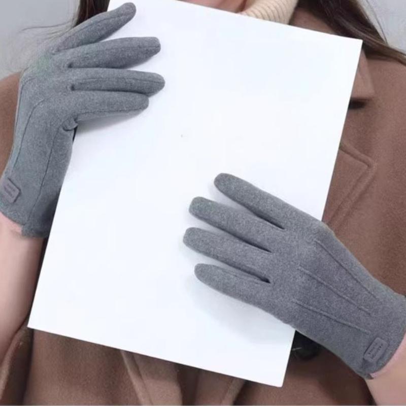 Winterhandschuhe für Damen Herren Warme Touchscreen-Handschuhe Kälteschutz Fäustlinge mit vollen Fingern Outdoor Radfahren Dicke Handschuhe