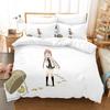 New Aho Girl Bedding Set Single Twin Full Queen King Size Bed Set Adult Kid Bedroom Duvet cover Sets Cool Anime Bed Sheet Set
