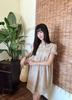 Sweet and cute bubble sleeve doll collar dress women's summer age reduction fashion thin a word short skirt