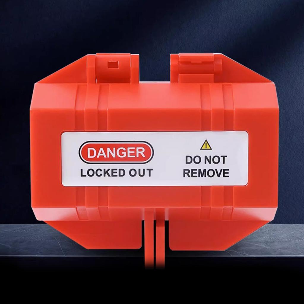 Plug Lockout Device with Locking Tag Plastic Tag Out Plug Power Lock Electric Plug & Thermostat Plug Lock Enduring