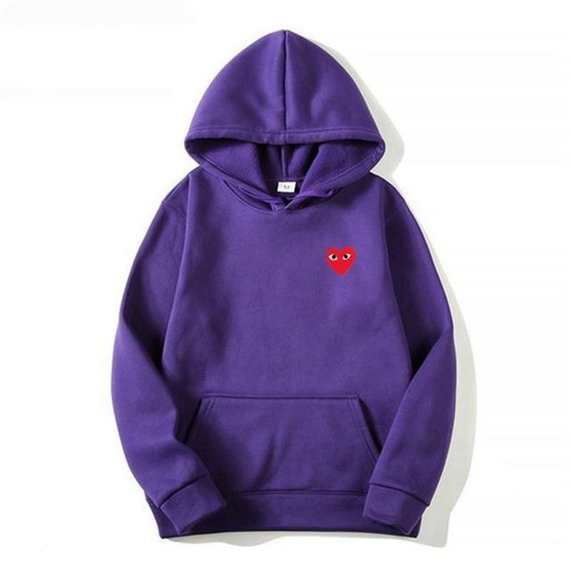 New love trendy brand couple sweater versatile men's and women's autumn and winter velvet jacket men's hooded love even large size sweater