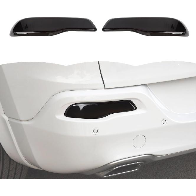 

RT-TCZ Smoked Black Rear Fog Light Lamp Trim Cover Decoration Exterior Accessories for Jeep Cherokee 2014-2018