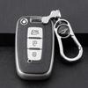 Hyundai Key Case for Santa Fe, ix35, Festa, ix25, Elantra, Mistra - Car Buckle Bag Shell.