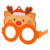 Cartoon Christmas Eyeglass Frames for Kids - Holiday Party Props & Gifts