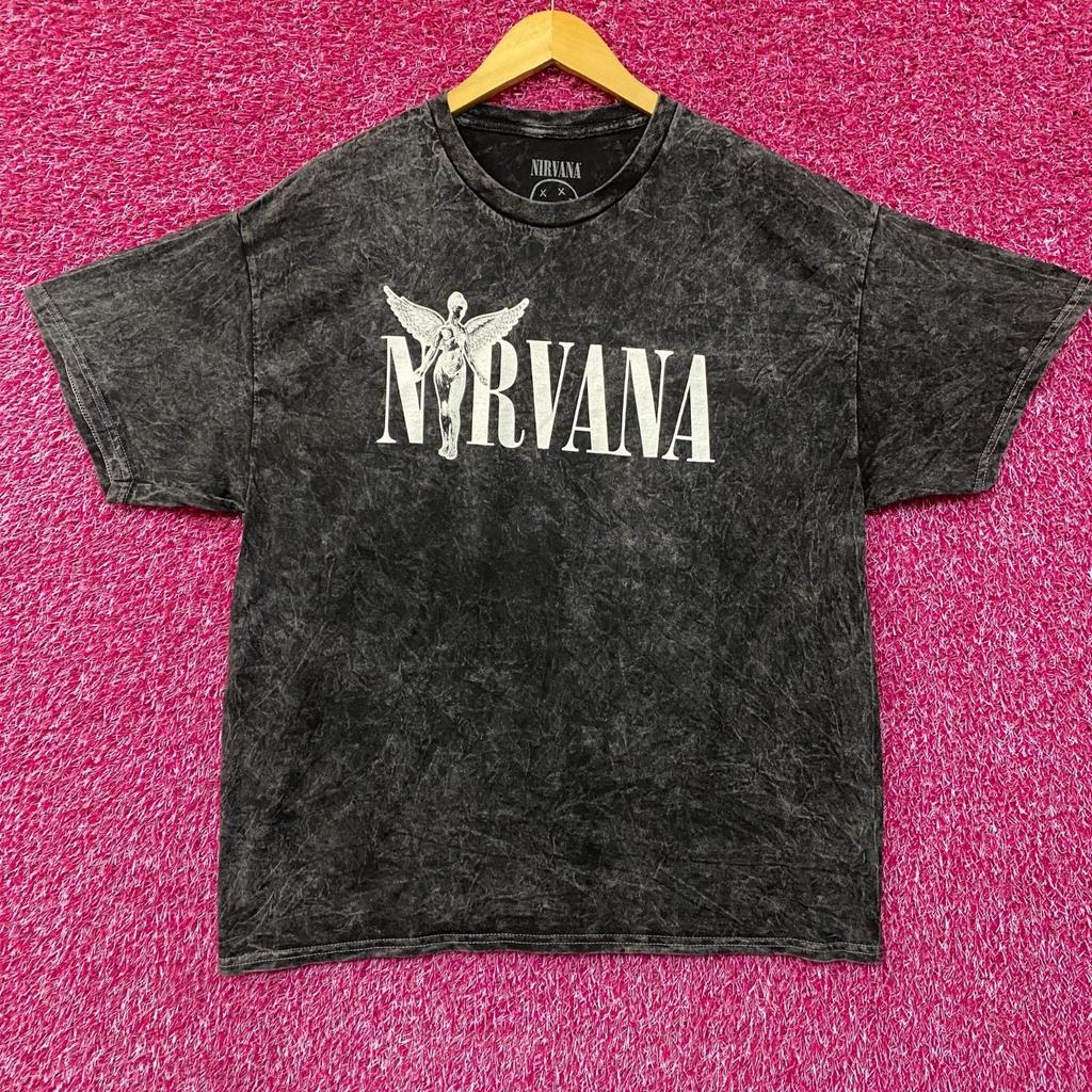 Nirvana In Utero Album Mineral Wash T-Shirt XL