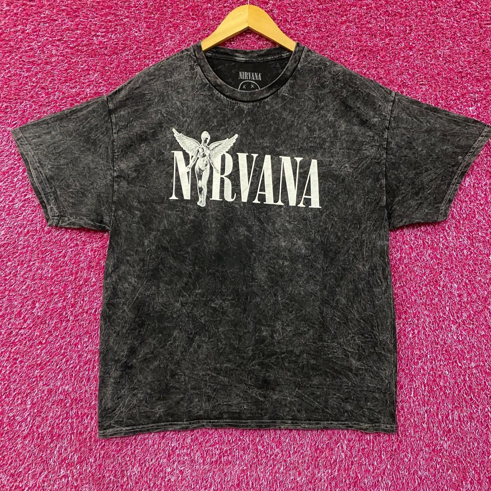 Nirvana In Utero Album Mineral Wash T-Shirt XL XXXXL
