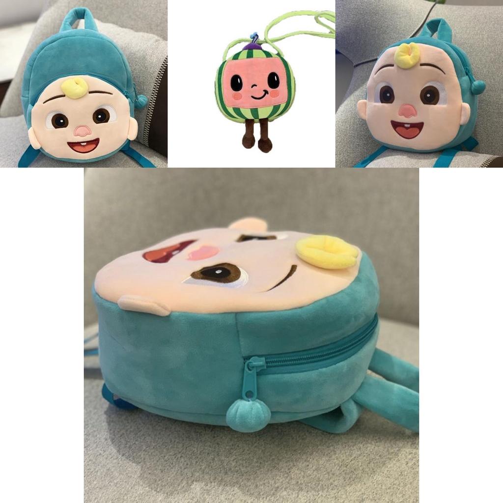 Cute Cocomelon Plush Toddler Backpack For Kids Of All Ages Perfect School Bag!