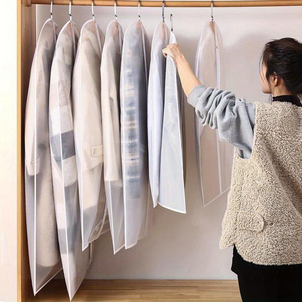 1PC Clothes Hanging Dust cover wedding Dress Cover Suit Coat Storage Bag Garment bags Organizer Wardrobe Hanging Clothing Organizers ZPG