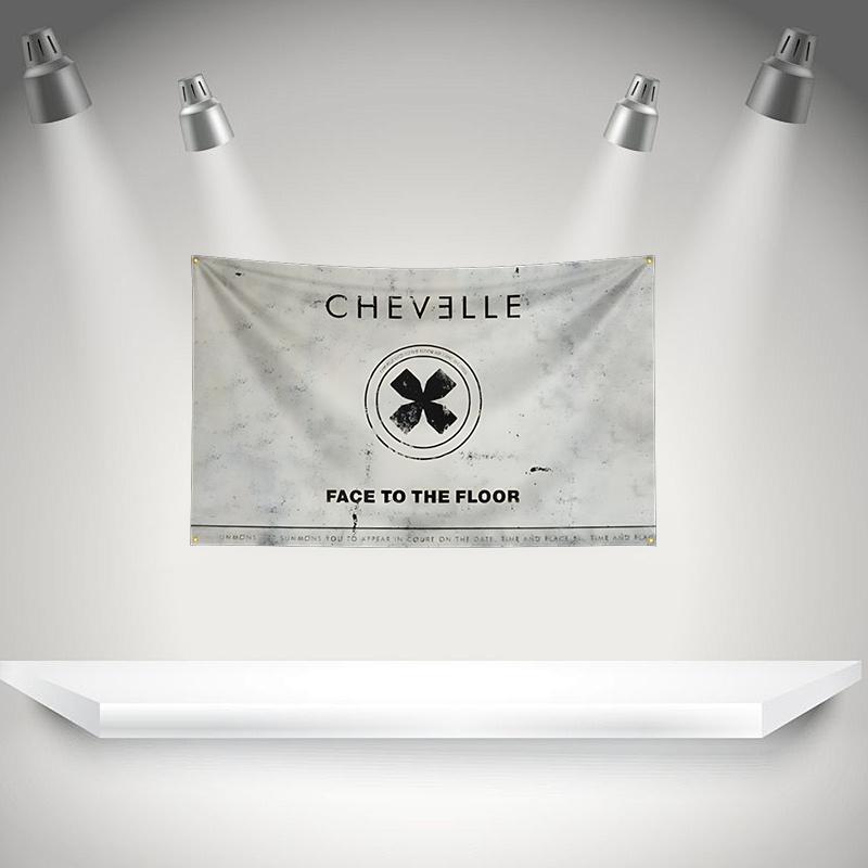 C-Chevelles Flag Rock Music Band Banner HD Printing Tapestry Exhibition, Music Band Fans, Garage Decor