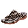 2023 Women's Plus Size European and American Style Toe-Separating Wedge Heel Sandals and Slippers