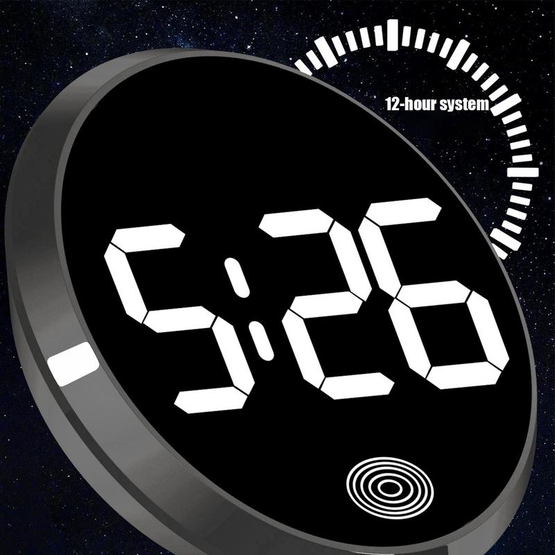 Car Dashboard Digital Clock Car Vent Clocks Watch Touch-Activated Automotive Night Watch Vehicle Dashboard Clock Stylish For Car
