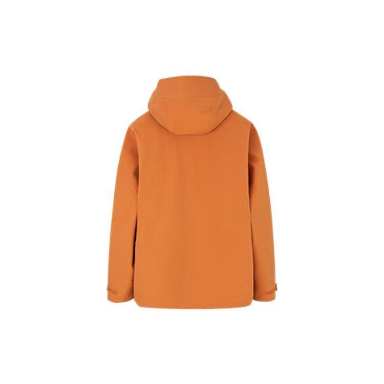 ANTA Women's Waterproof Hooded Outdoor Jacket Orange 952317602-2