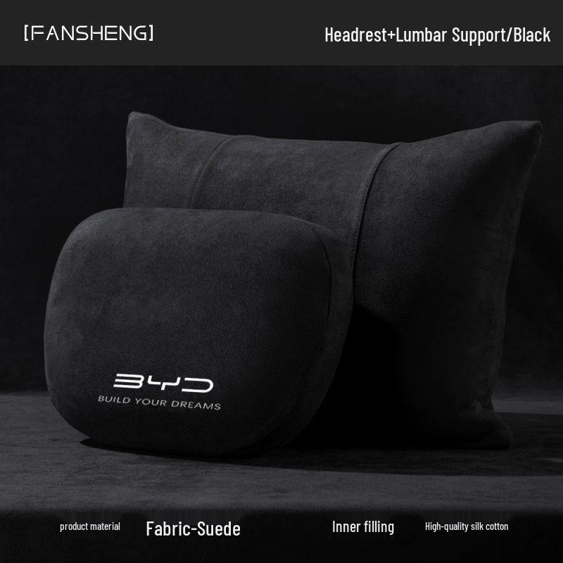 Neck Pillow for BYD Song Plus DM-i, Qin Plus, Tang, and Han EVs - Car Headrest Support