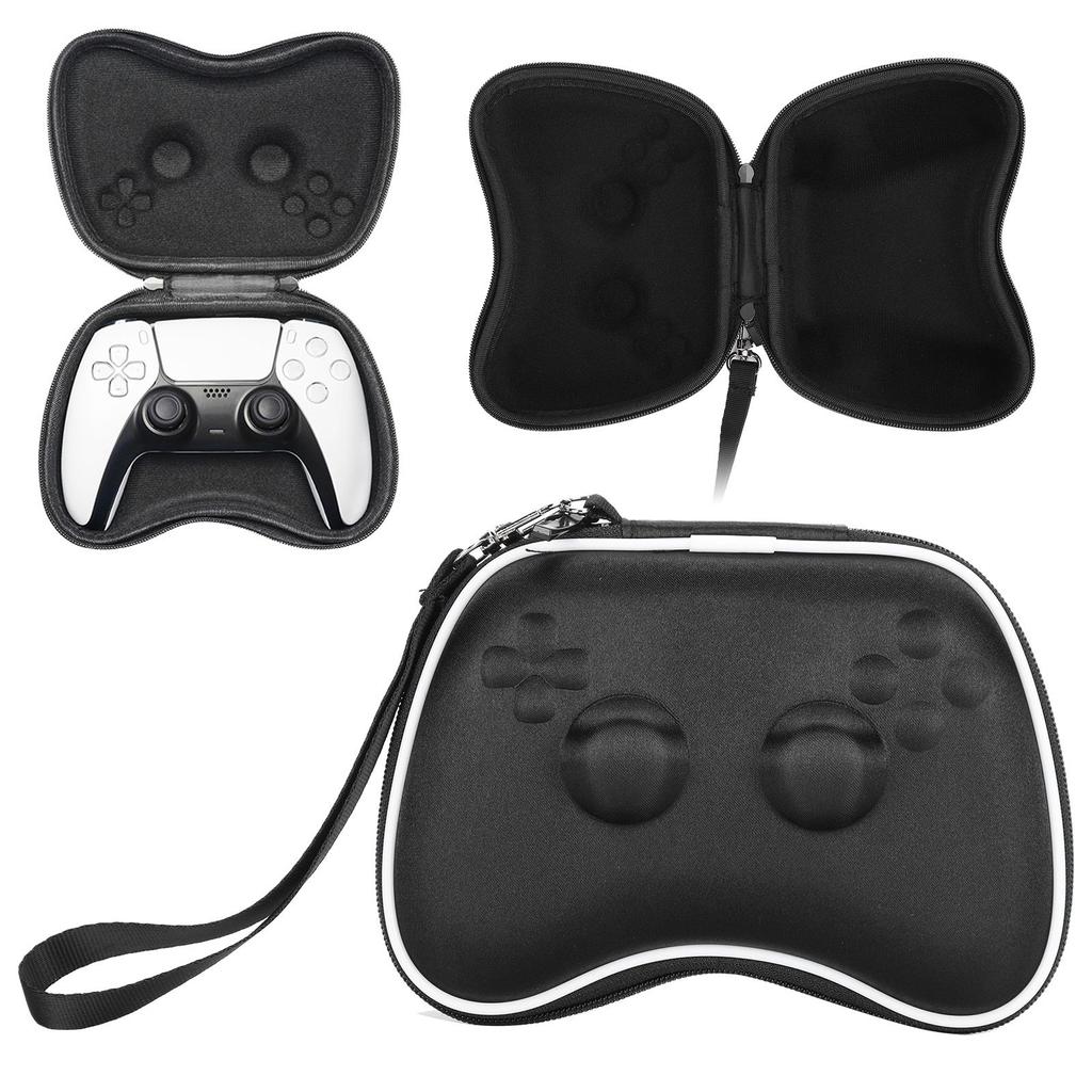 Gamepad Controller Protection Bag Shockproof EVA Hard Carrying Case Fit for Sony PS5