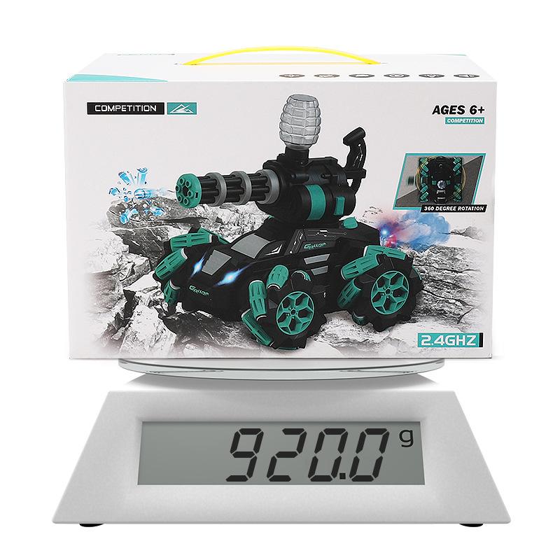 Gestensteuerung Fernbedienung Panzer Spielzeugauto mit Musik, Spray & LED-Lichtern, Intelligentes RC-Fahrzeug Geschenk für Jungen Mädchen