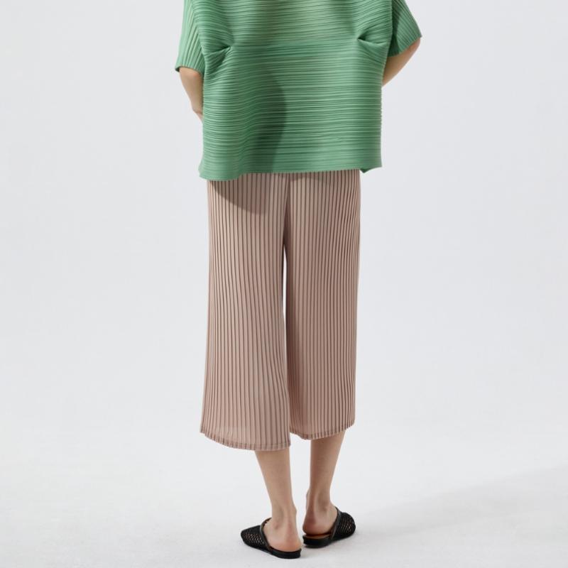 Pleats Me 7 8 Length Inverted Pleat Pleated Pants Eppts326011