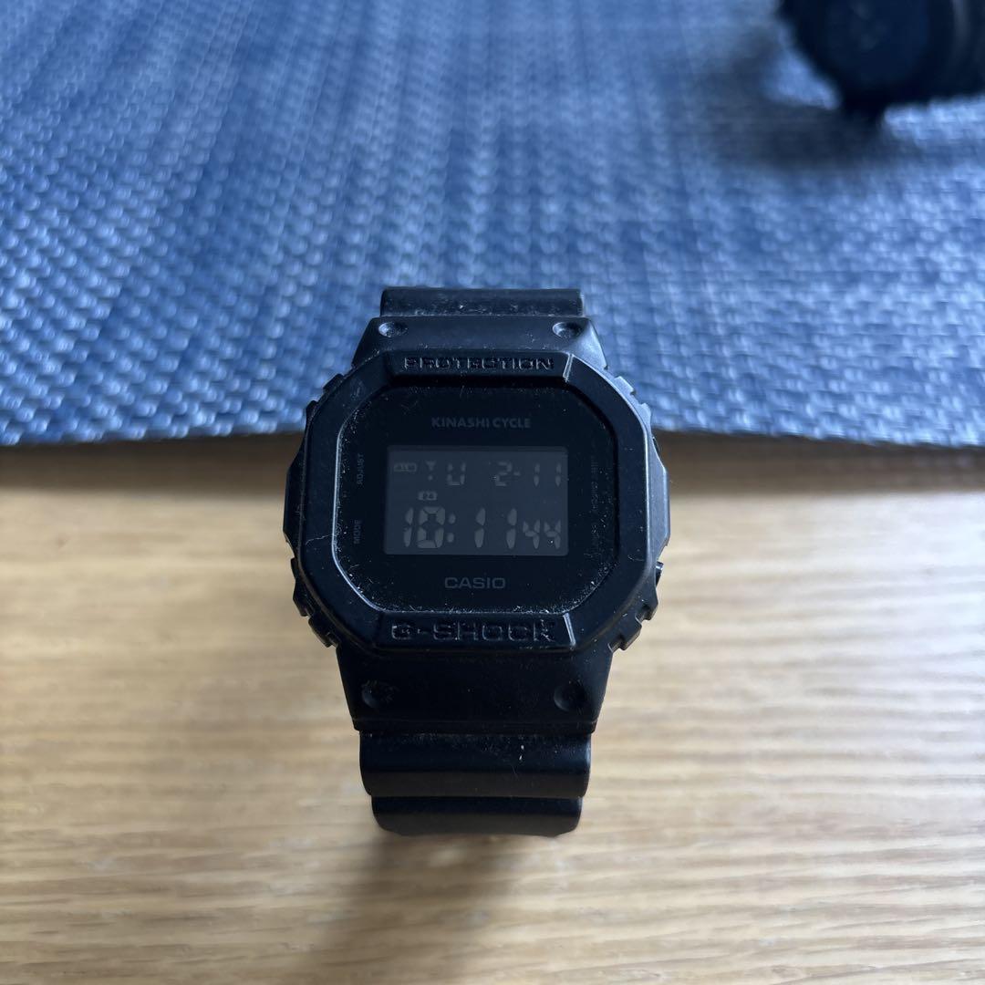

[USED] Kinashi Cycle G-Shock Collaboration Watch, All Black Square, Casio