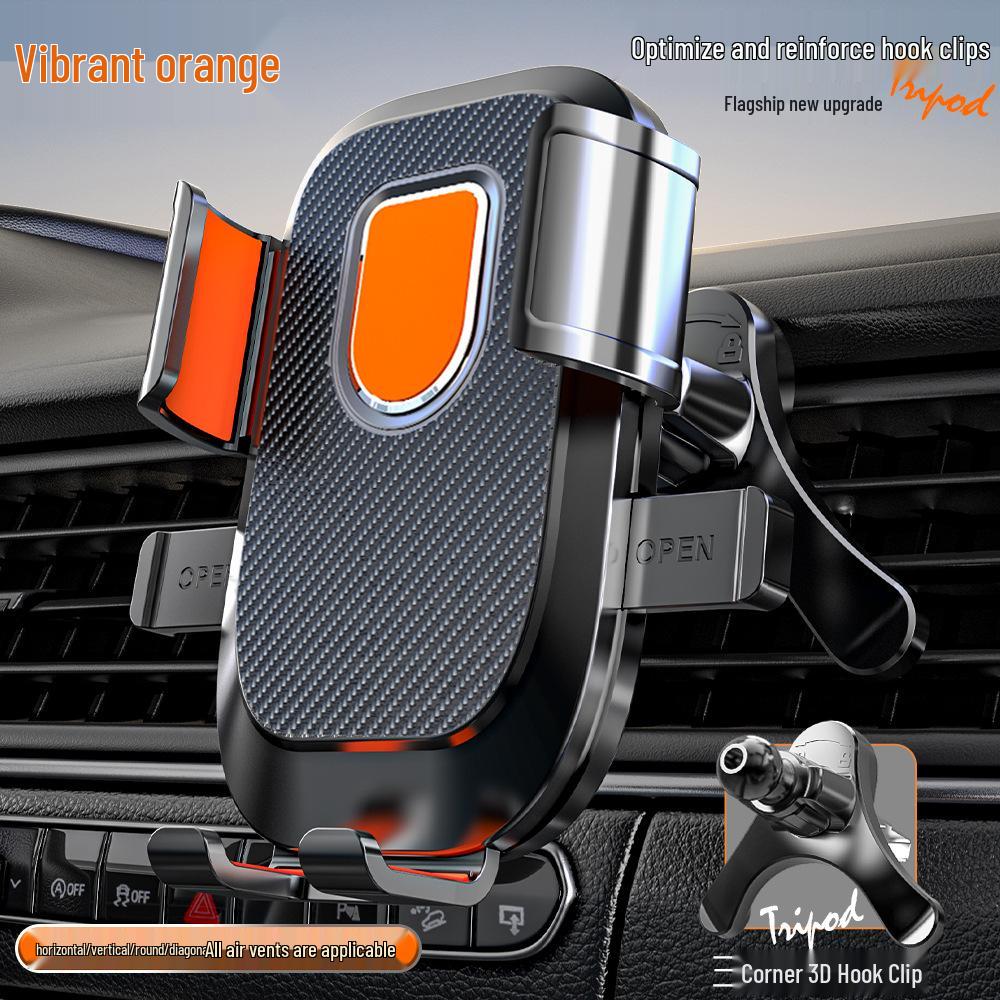 Universal Car Phone Holder: Air Vent Mount for Horizontal Screens