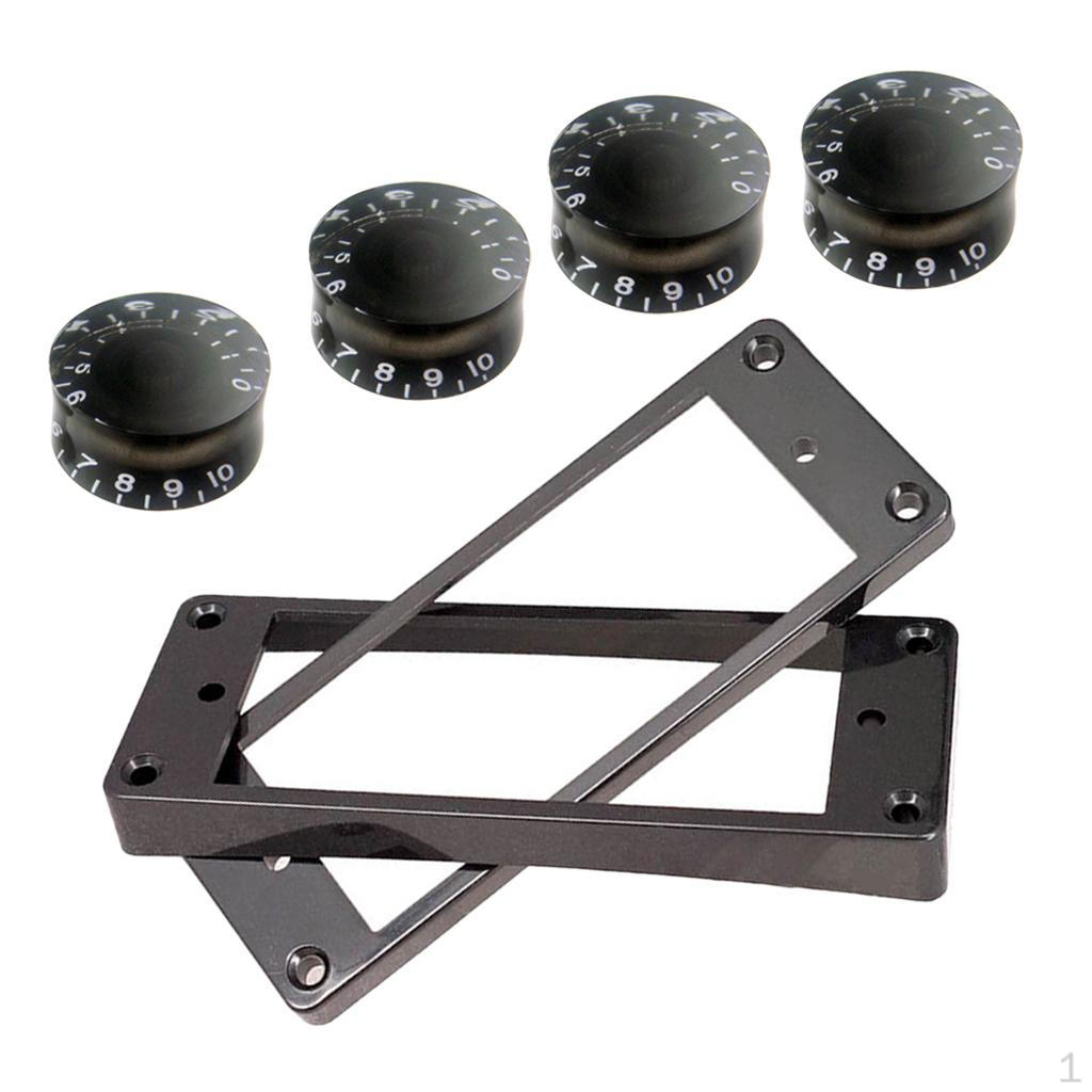 

1 комплект изогнутых монтажных рамок для звукоснимателей и ручек управления для электрогитары LP