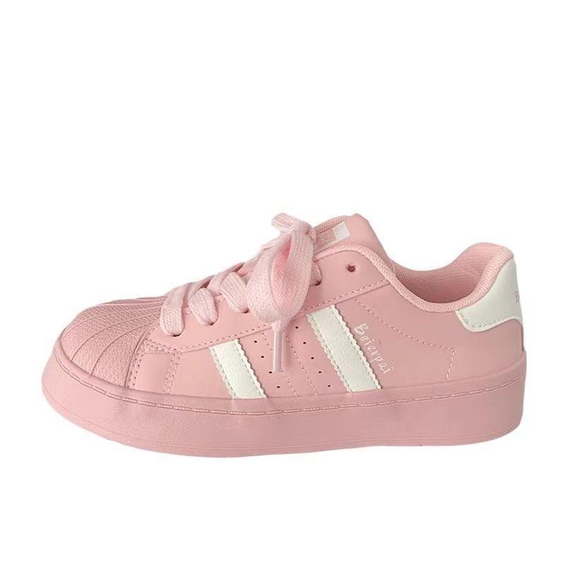 Shell Head Casual Student Board Shoes Spring New White Campus Style Versatile Niche Shoes