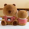 Plush Hoodie Capybara Toy Cute Cartoon Girl Child Sleeping Companion Gift Doll