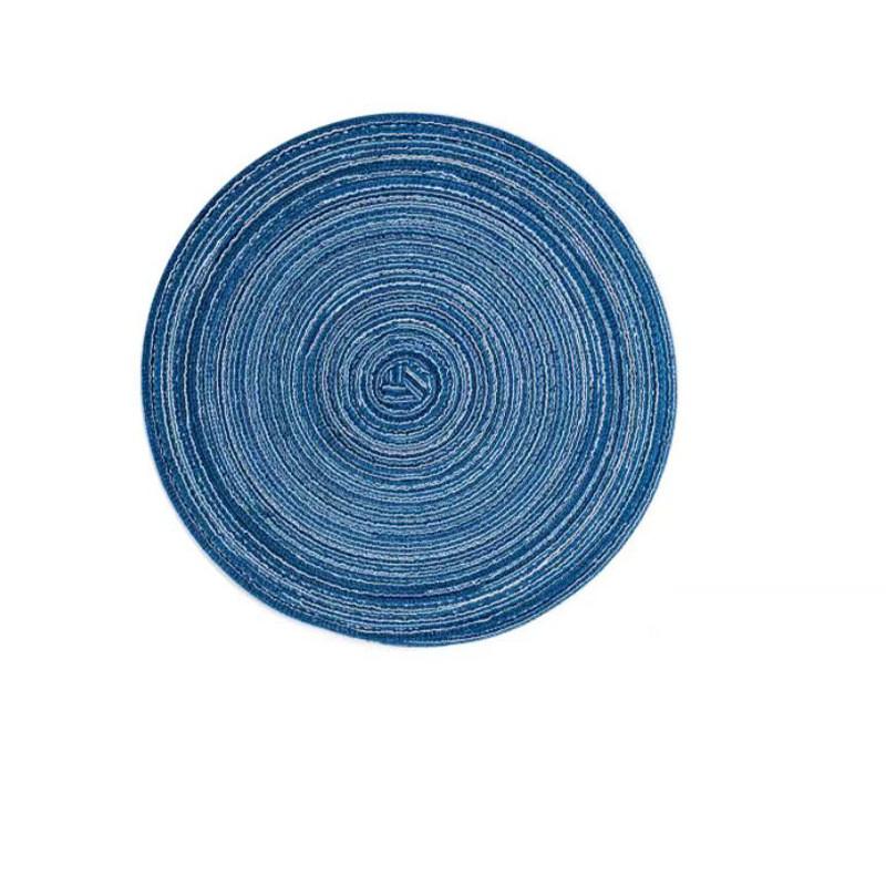 Nordic Style Rattan Woven Table Mat With Heat Resistant Cotton Pad For Home Dining Decor