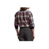Polo Ralph Lauren Logo Plaid Single-Breasted Long Sleeve Shirt Men Shirts Red 710953707-001