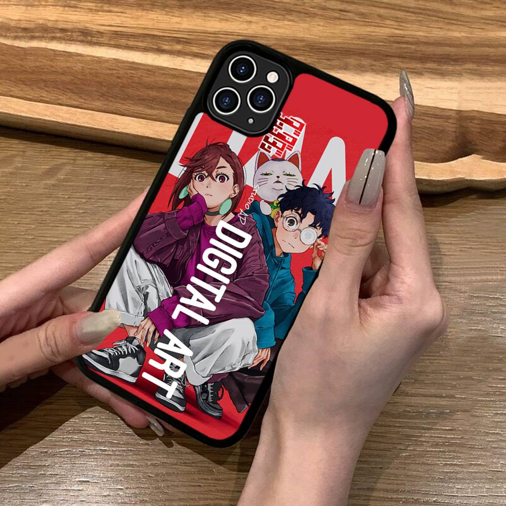 Dandadan Anime Phone Case Silicone PC+TPU For For IPhone 11 12 13 14 15 16 Plus Pro Max Cover