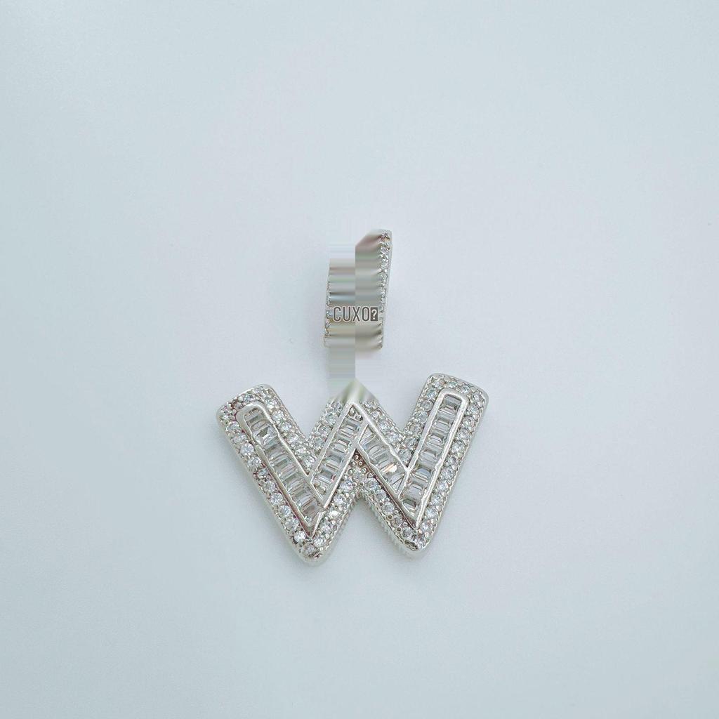 European Rock Candy Necklace: 26-Letter Pendant, Hip Hop Fashion Jewelry Accessories