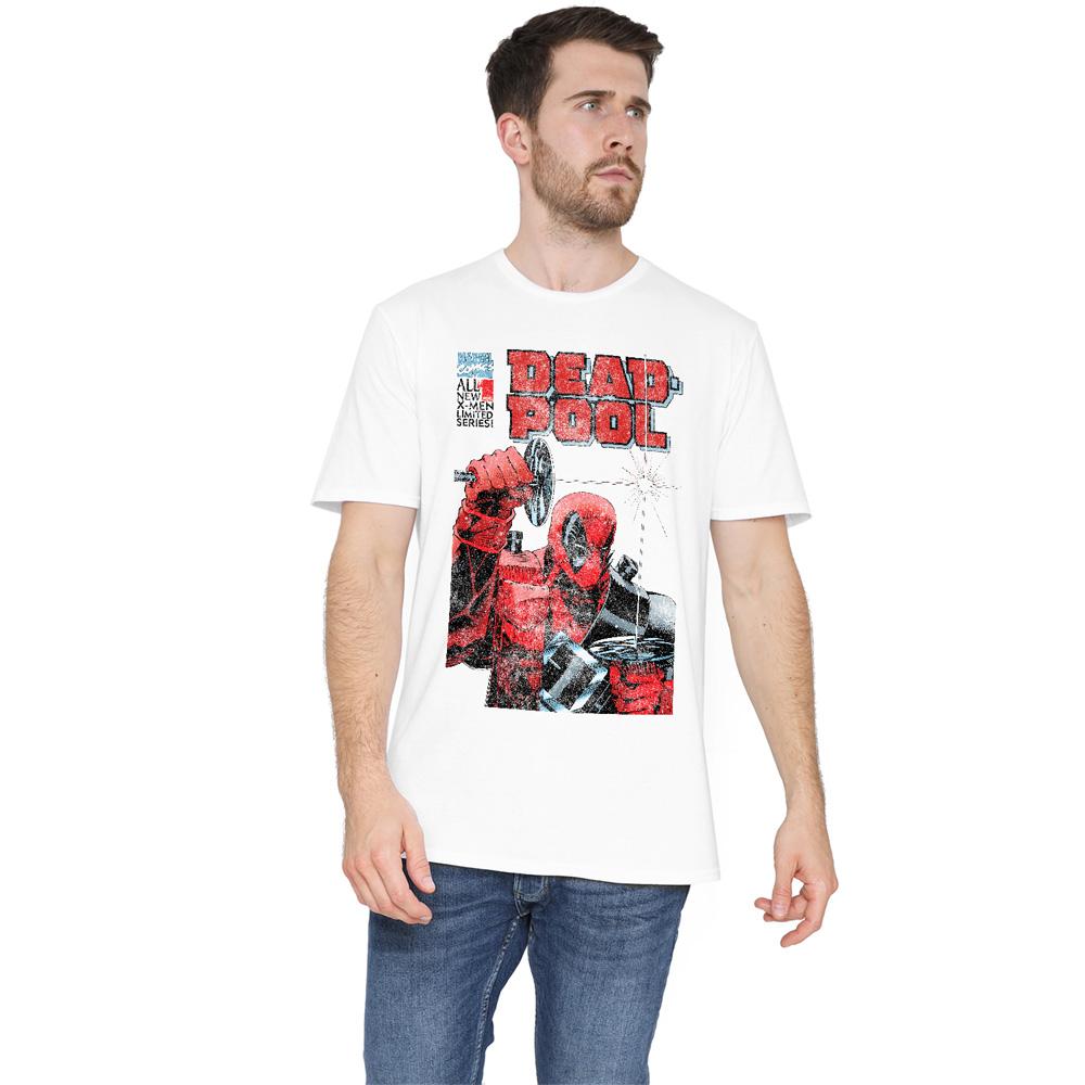 Deadpool Mens Comic Cover T-Shirt