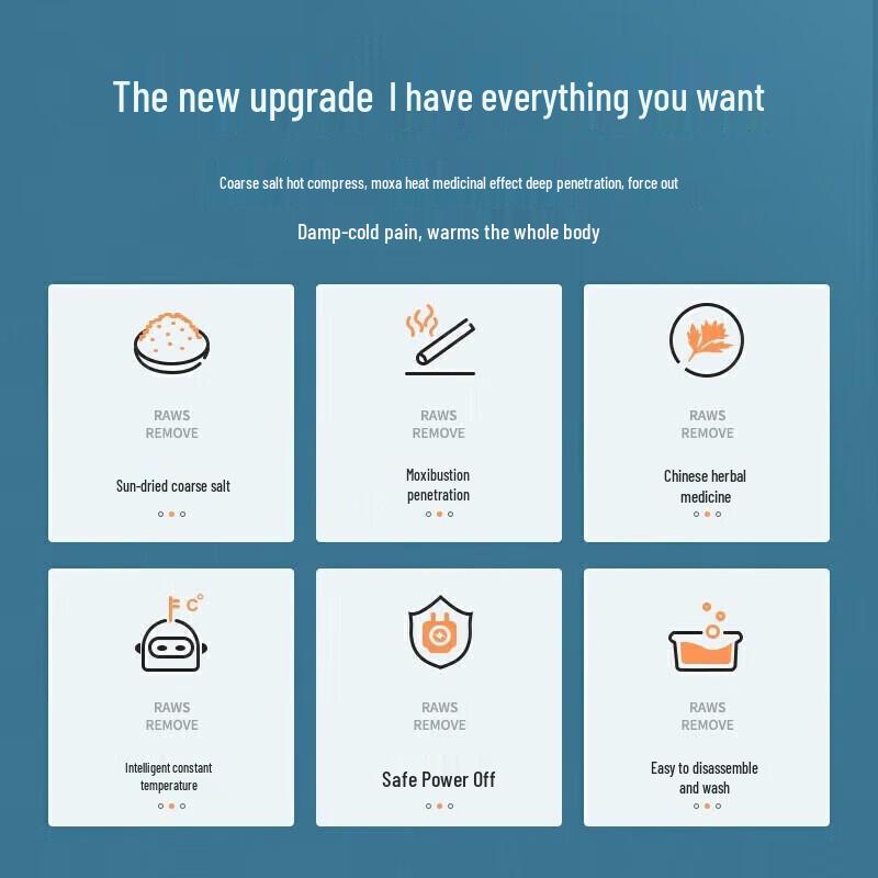 AUX Moxibustion Heating Massage Shawl