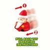 Christmas Pull Back Toy Car Set Santa Snowman Tree Shapes Colorful Stocking Stuffers Party Gift Birthday Holiday Game for Kids