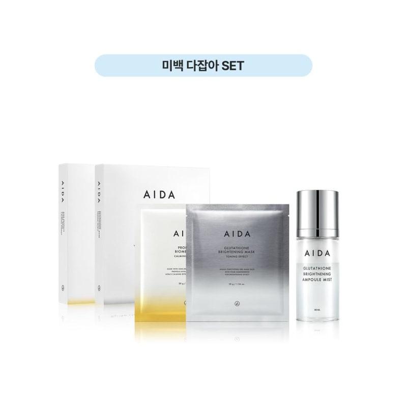 

1 ampoule mist + 1 box of Jinsuni pack + 1 box of whitening pack